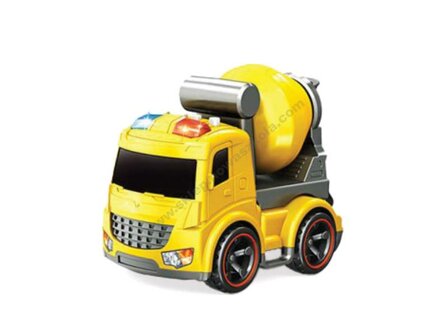 Cement mixer met licht en geluid