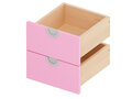 Cubo - Laden, smal en laag, 2 stuks ROZE