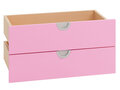 Cubo - Laden, breed en laag, 2 stuks ROZE