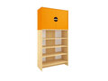 Modern - Hoge kast met Add-on deuren ORANJE