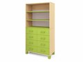 Fresh - Hoge kast met 8 laden GROEN
