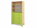 Fresh - Hoge kast met 8 laden GROEN