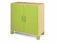 Fresh - Kast met deuren met slot GROEN