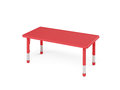 Fun - Rechthoekige kindertafel ROOD