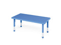 Fun - Rechthoekige kindertafel BLAUW