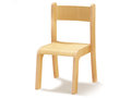 Emmi - Houten stapelbare stoel, maat 2