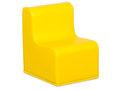 Softplay stoeltje, zithoogte 25 cm GEEL