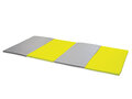 Softplay   opvouwbare  mat XL LIME-GRIJS