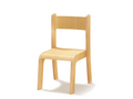 Emmi - Houten stapelbare stoel, maat 0