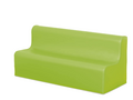 Softplay bankje, zithoogte 25 cm LIME GROEN