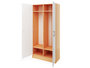 Prima - Beuken  kast voor kleding, WIT - Breed