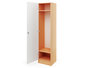 Prima - Beuken  kast voor kleding, WIT - Smal