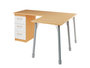 Prima - Beuken bureau met witte laden