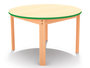 Kindertafel 90cm groene rand