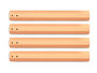 Ergo -  4 tafelpoten, maat 3 (voor tafelhoogte 59 cm)
