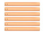 Ergo -  6 tafelpoten, maat 5 (voor tafelhoogte 71 cm)