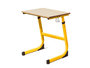 Leerlingtafel verstelbaar, maat 3 t/m 6 GEEL