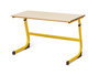 Leerlingentafel verstelbaar, maat 2 t/m 4 GEEL