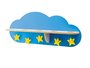 Wandplank voor bekers, Wolk