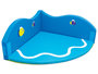 Softplay ballenbakdeel Wave, mat BLAUW met achterwand