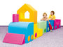Trein Softplay Set van 8 foam elementen