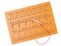 Schrijfmotoriekbord letterpatronen