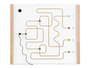 Wandpaneel Whiteline, electro  labyrinth