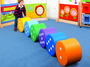 Softplay poefjes regenboogrups
