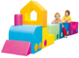 Soft play foam blokken trein