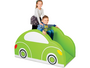Softplay glijbaan auto