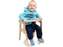 Emmi - Veilige houten kinderstoel, maat  0