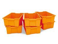 Gratnells - 6 opbergbakken ORANJE Gratnells - 6 opbergbakken ORANJE