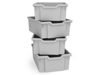 Gratnells - 4 opbergbakken GRIJS