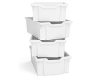 Gratnells - 4 opbergbakken WIT