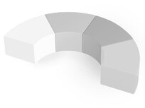 Softplay  poefjes tbv Fresh , set 2 GRIJS