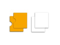 Treasure Island - deurtjes en legplanken ORANJE