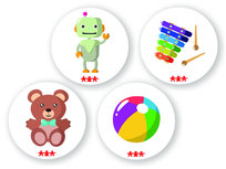 Stickerset G - Speelgoed