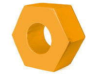 Softplay speelblok moer Softplay speelblok moer