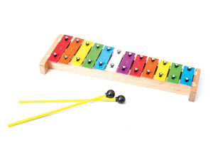 Metalen xylophone, 12 tonen Metalen xylophone, 12 tonen