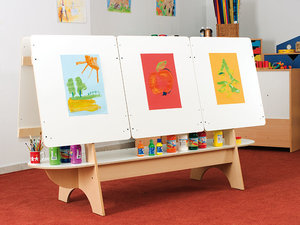 Schildersezel voor 6 kinderen Schildersezel voor 6 kinderen