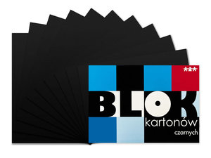 Tekenblok A4 zwart, 10 vel Tekenblok A4 zwart, 10 vel