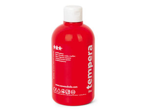 Plakkaatverf ROOD - 500 ml. (Premium)