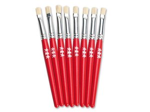 Platte kwasten - 9 mm breed