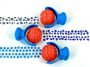 Ronde stempels met texturen, patronen Ronde stempels met texturen, patronen