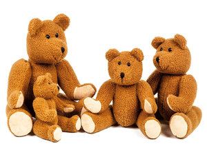 Teddyberen familie Teddyberen familie