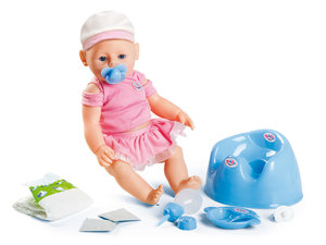 Baby potje, pop inclusief accessoires Baby potje, pop inclusief accessoires