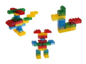 Transparante bouwblokken