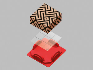 Logi-cube ZEBRA - Set van 9 blokken Logi-cube ZEBRA - Set van 9 blokken