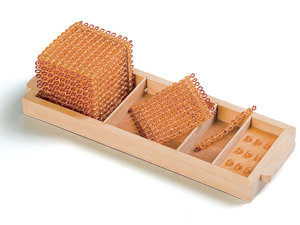 Introductie decimale hoeveelheid, losse kunststof kralen