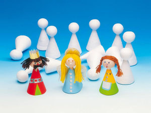 Piepschuim marionet beeldje